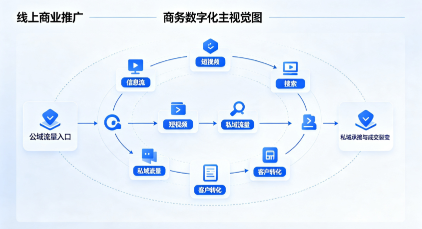 莞城区线上商业推广怎么做？全域流量闭环搭建与低成本转化实战指南